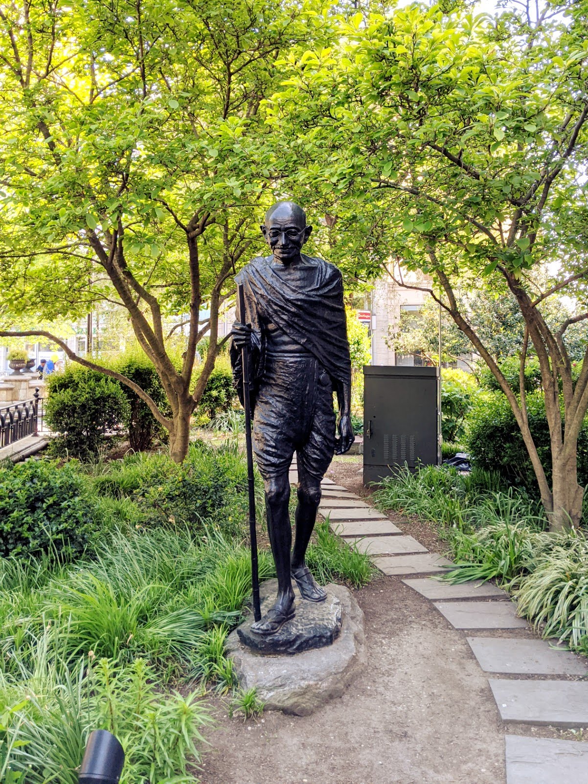 Gandhi statue in Union Square