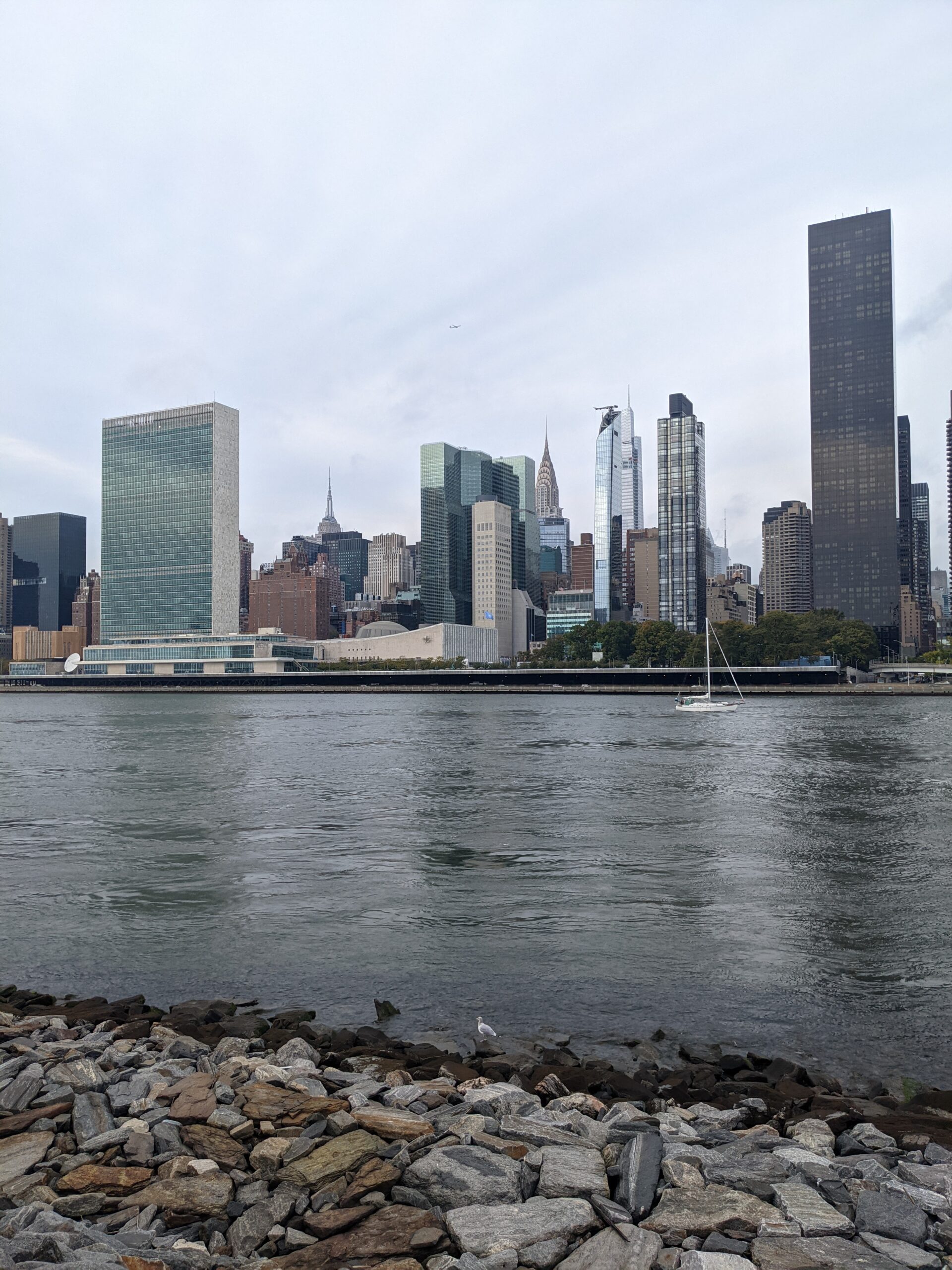 United Nations Head Quarters as seen from Roosevelt Island